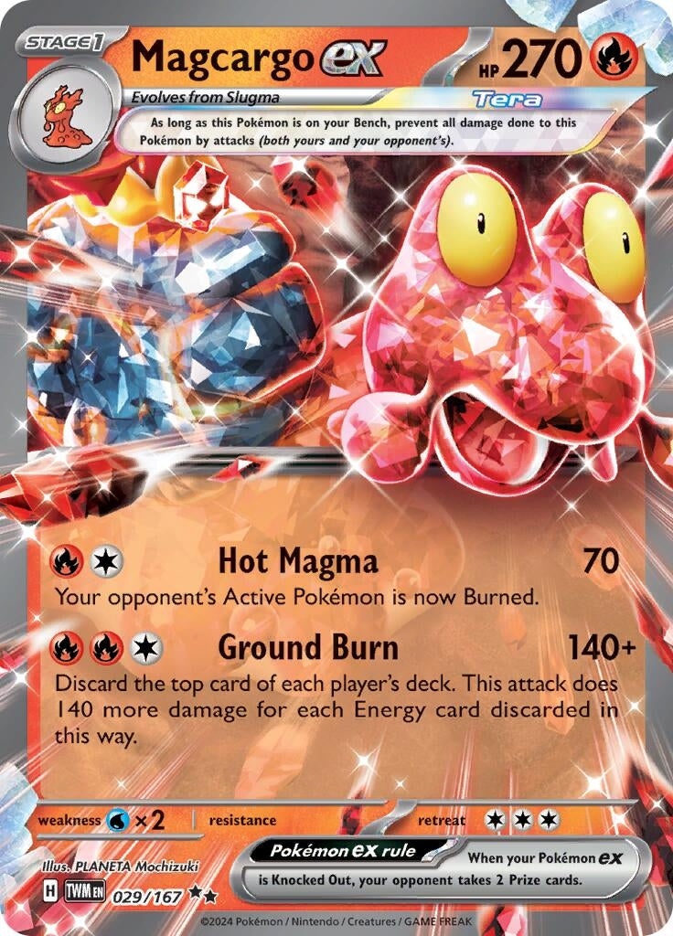 Image for Magcargo ex (029/167) (TWM) - Pokemon