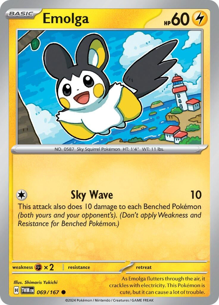 Image for Emolga (069/167) (TWM) - Pokemon