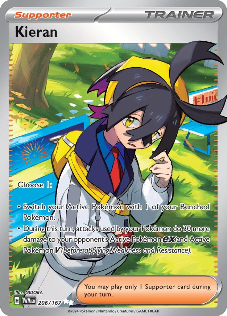 Image for Kieran (206/167) (TWM) - Pokemon