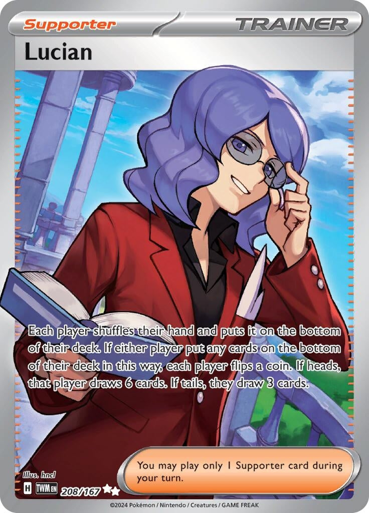 Image for Lucian (208/167) (TWM) - Pokemon