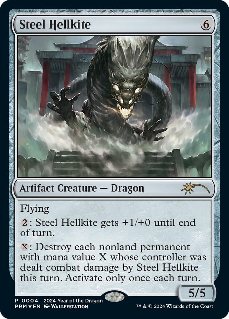 Image for Steel Hellkite (Year of the Dragon 2024) (4) - Magic: The Gathering