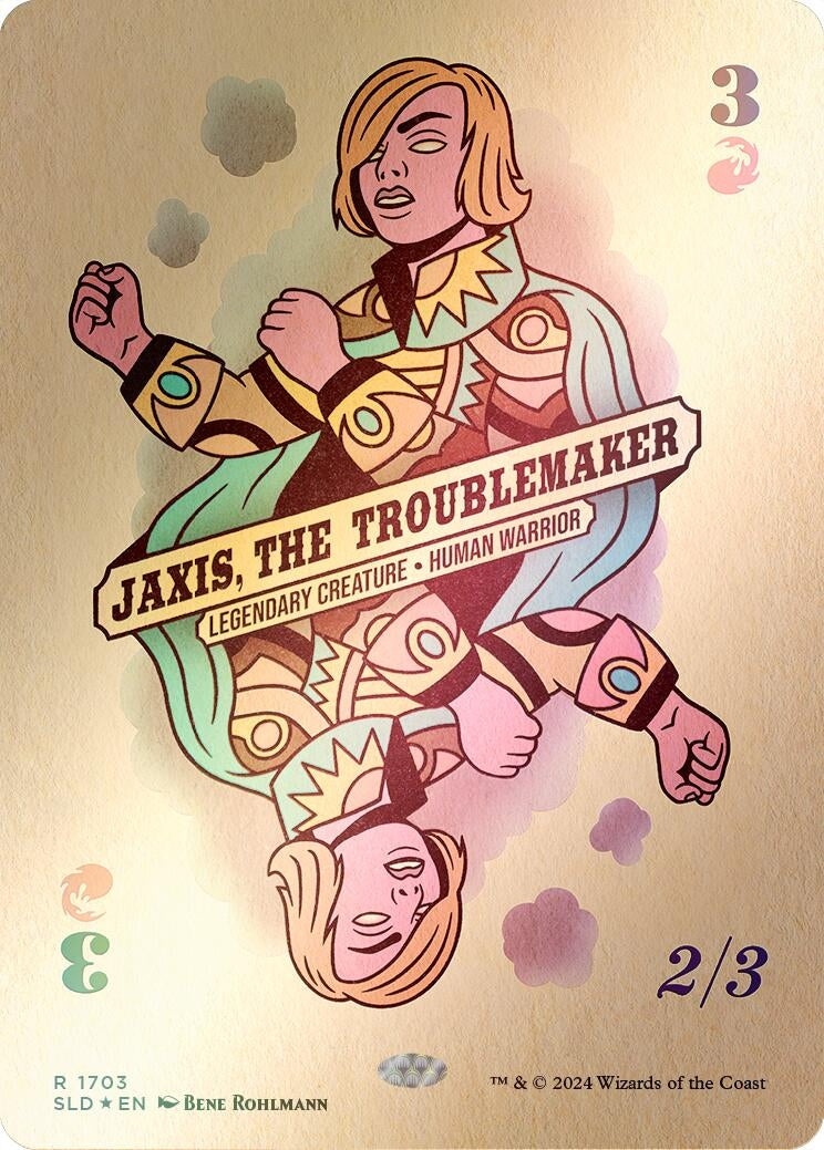 Image for Jaxis, the Troublemaker (Rainbow Foil) (1703) - Magic: The Gathering