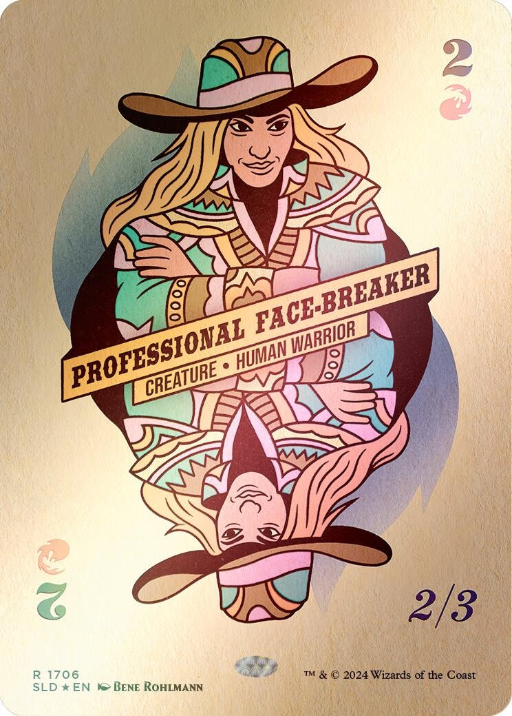 Image for Professional Face-Breaker (Rainbow Foil) (1706) - Magic: The Gathering