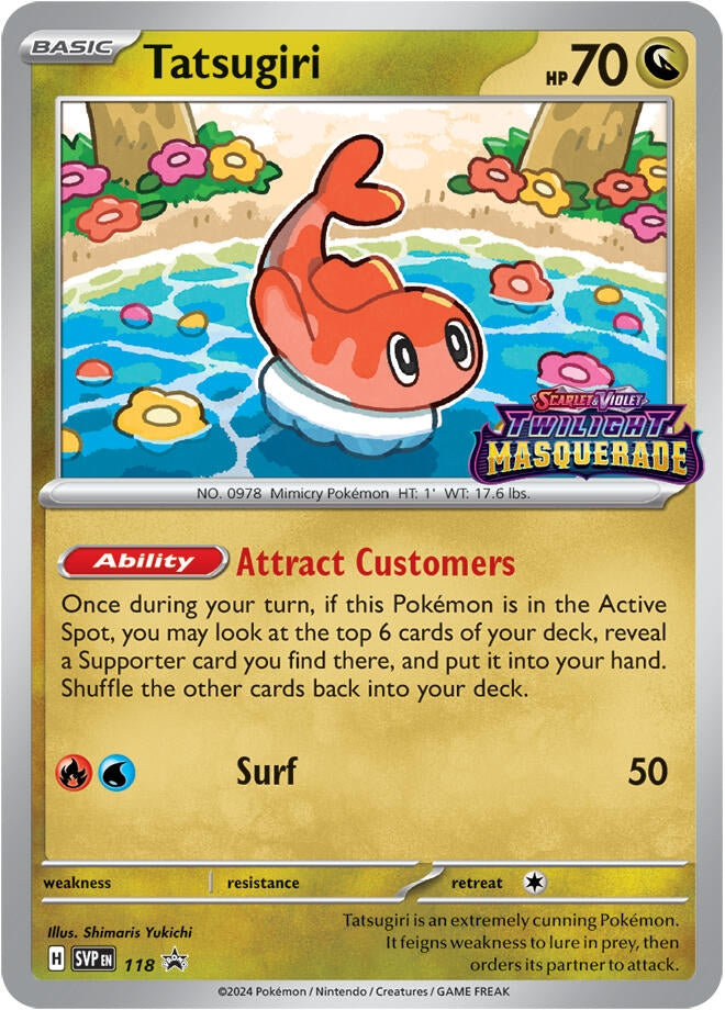Image for Tatsugiri - 118 (118) (SVP) - Pokemon