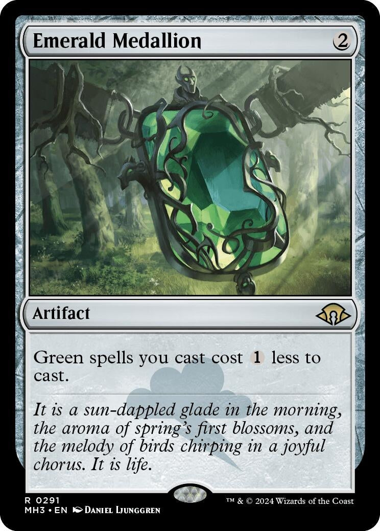 Image for Emerald Medallion (291) - Magic: The Gathering