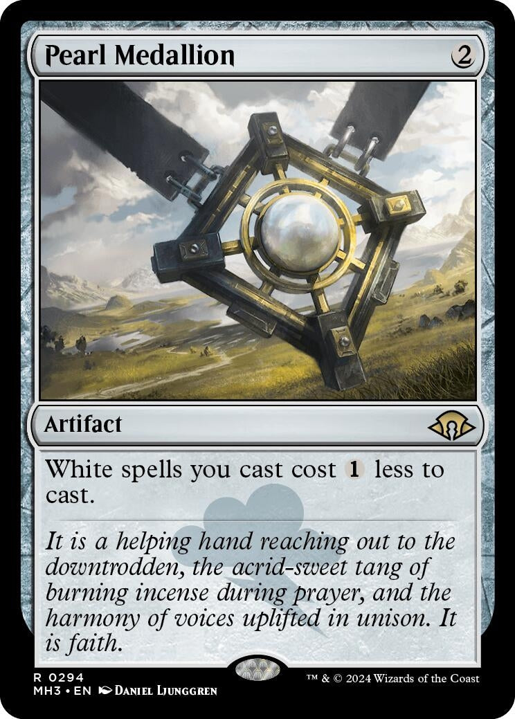 Image for Pearl Medallion (294) - Magic: The Gathering