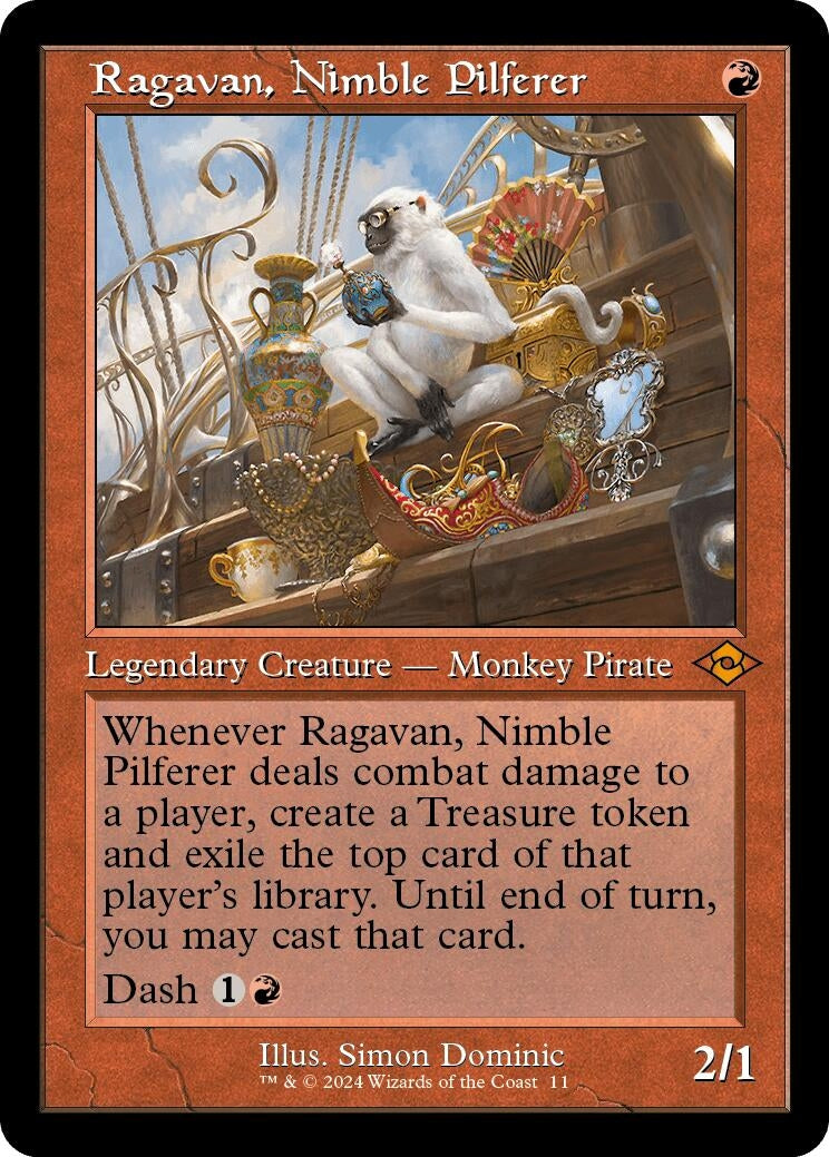 Image for Ragavan, Nimble Pilferer (Retro Frame) (11) - Magic: The Gathering