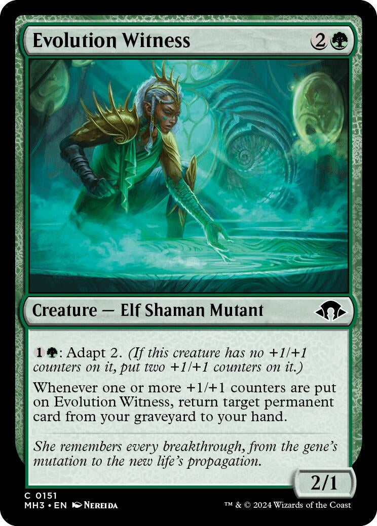 Image for Evolution Witness (151) - Magic: The Gathering