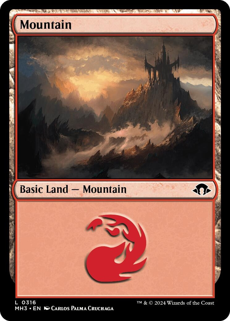 Image for Mountain (0316) (316) (MH3) - Magic: The Gathering