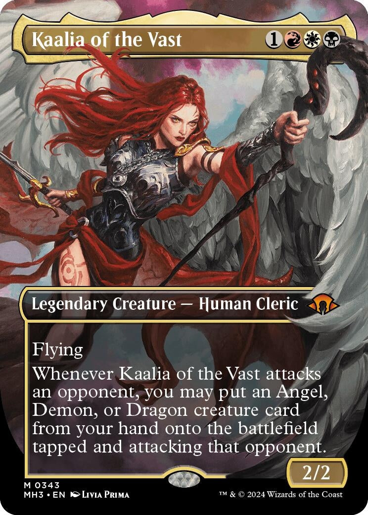 Image for Kaalia of the Vast (0343) (Borderless) (343) - Magic: The Gathering