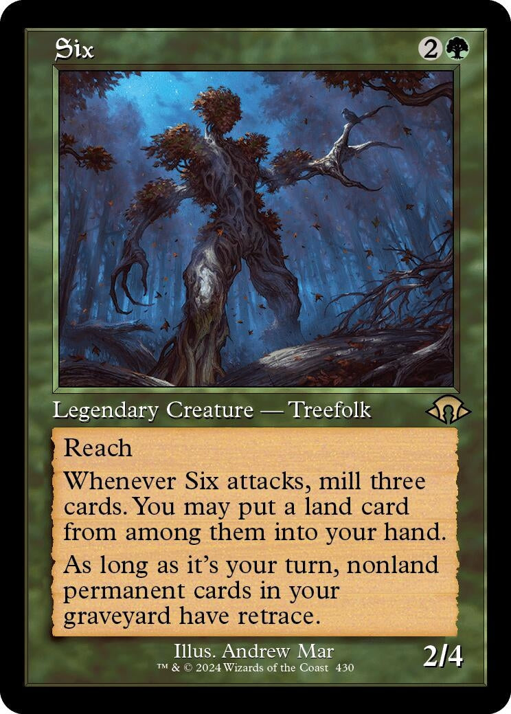 Image for Six (Retro Frame) (430) - Magic: The Gathering