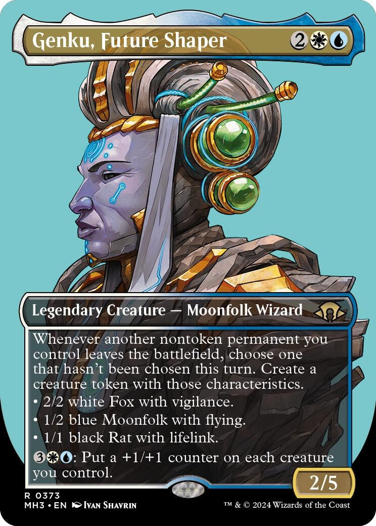 Image for Genku, Future Shaper (Borderless) (373) - Magic: The Gathering