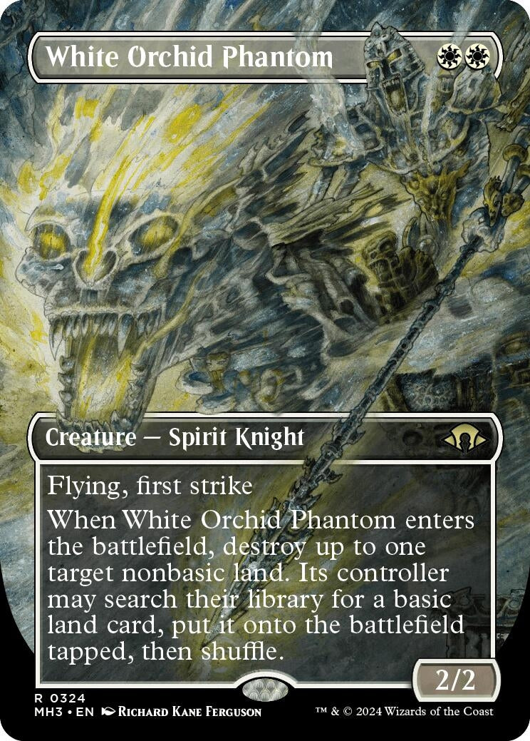 Image for White Orchid Phantom (Borderless) (324) - Magic: The Gathering