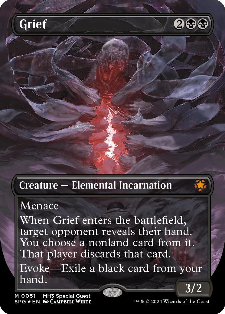 Image for Grief (Borderless) (Textured Foil) (51) - Magic: The Gathering
