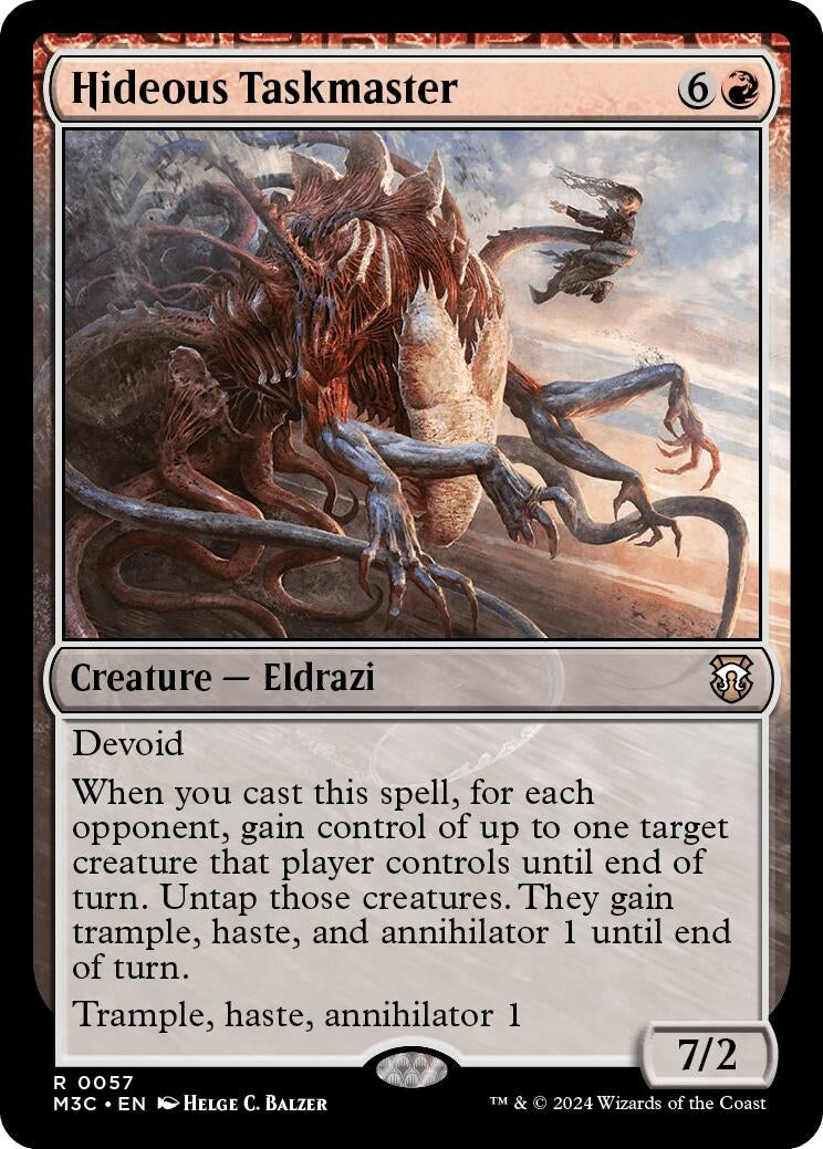 Image for Hideous Taskmaster (57) - Magic: The Gathering