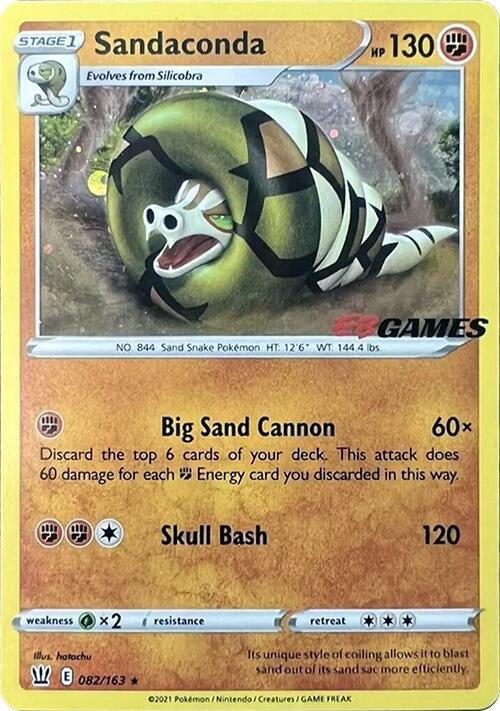 Image for Sandaconda - 082/163 (EB Games Exclusive) (082/163) (MCAP) - Pokemon