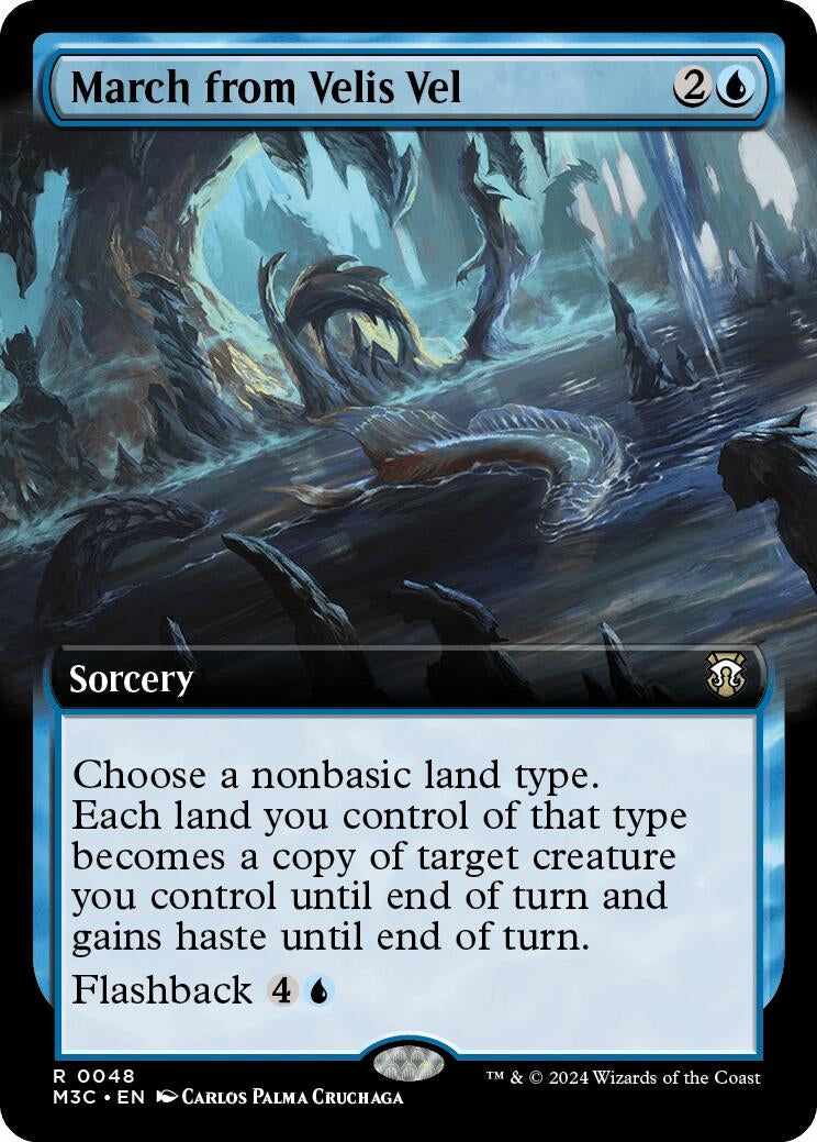 Image for March from Velis Vel (Extended Art) (Ripple Foil) (48) - Magic: The Gathering