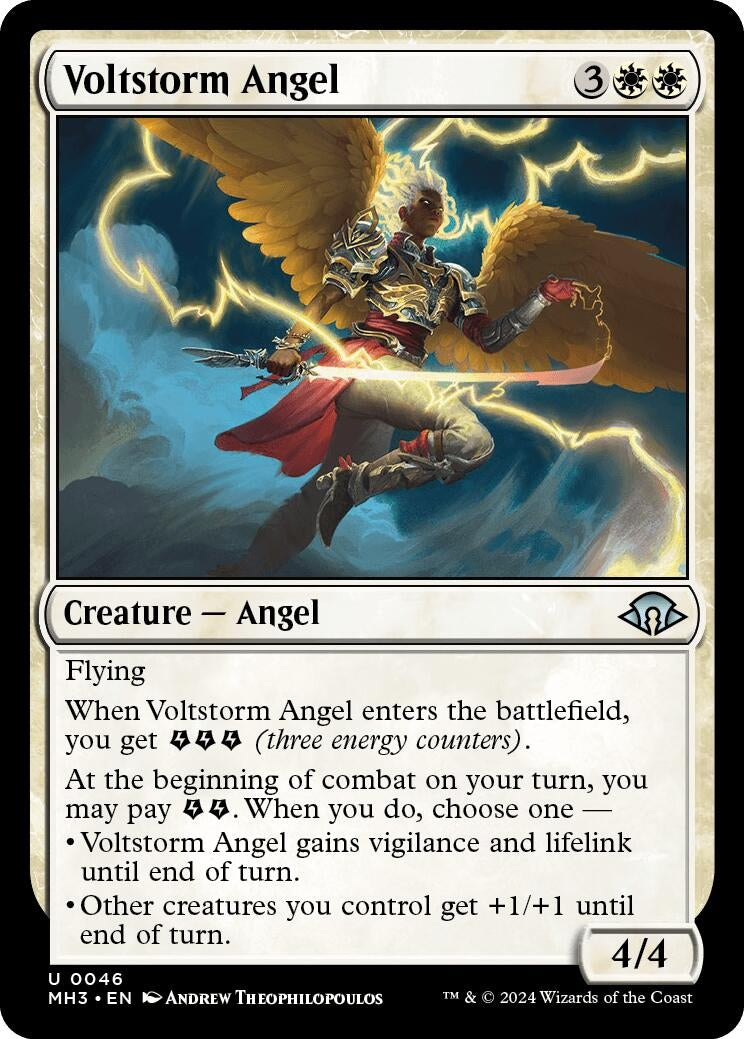 Image for Voltstorm Angel (46) - Magic: The Gathering