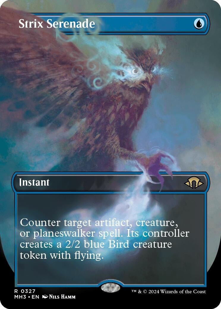 Image for Strix Serenade (Borderless) (327) - Magic: The Gathering