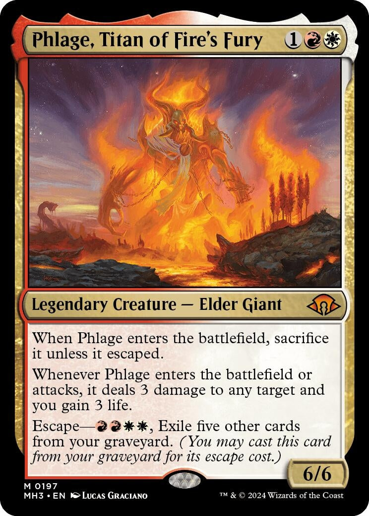 Image for Phlage, Titan of Fire's Fury (197) - Magic: The Gathering