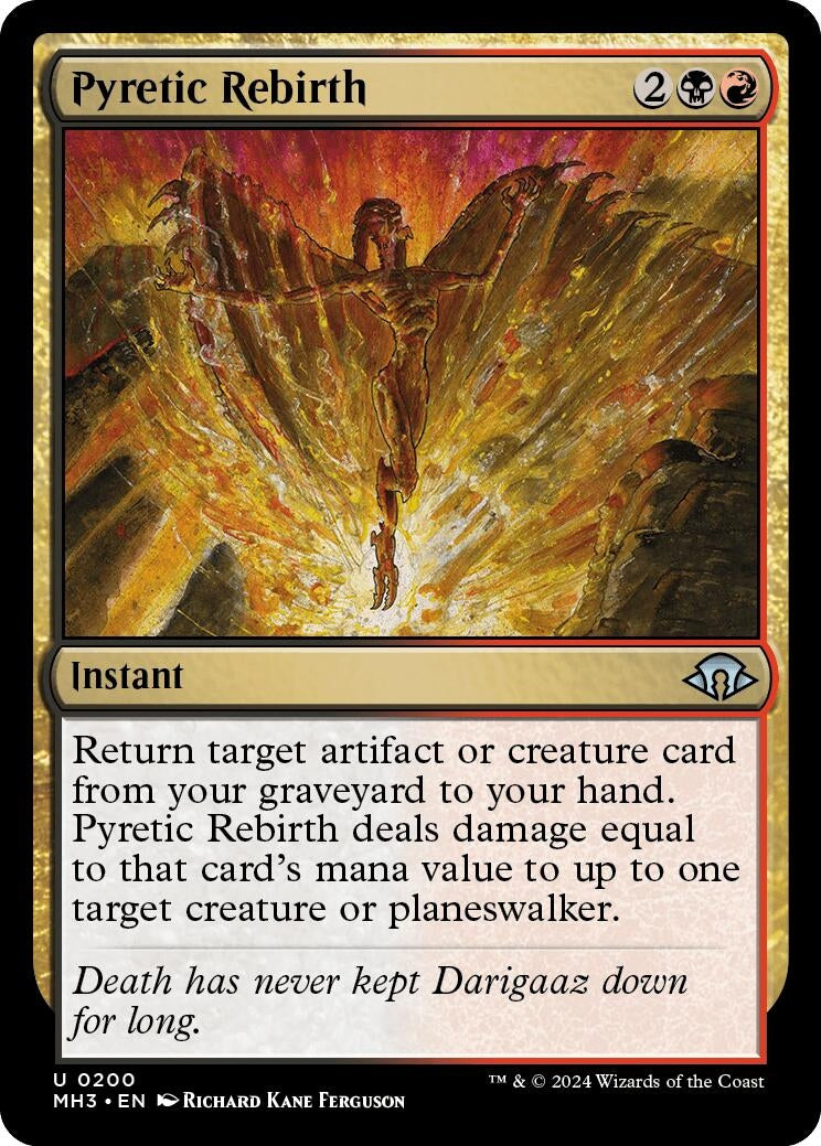 Image for Pyretic Rebirth (200) - Magic: The Gathering