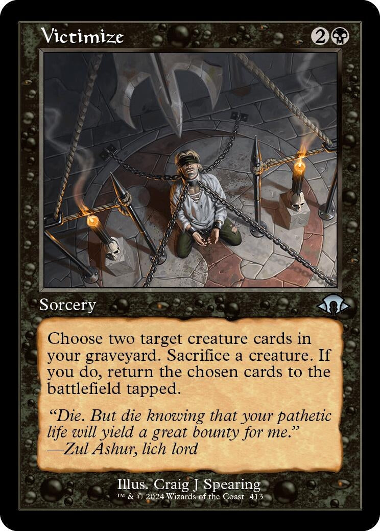 Image for Victimize (Retro Frame) (413) - Magic: The Gathering