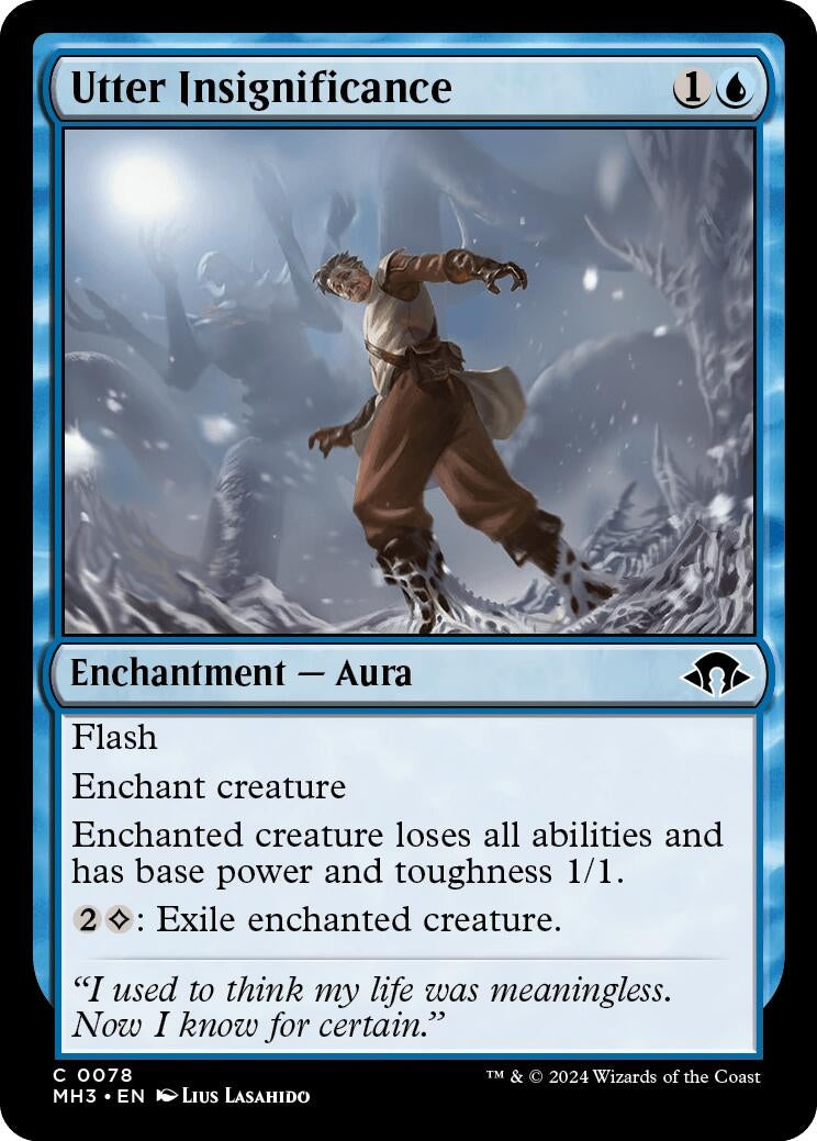 Image for Utter Insignificance (78) - Magic: The Gathering