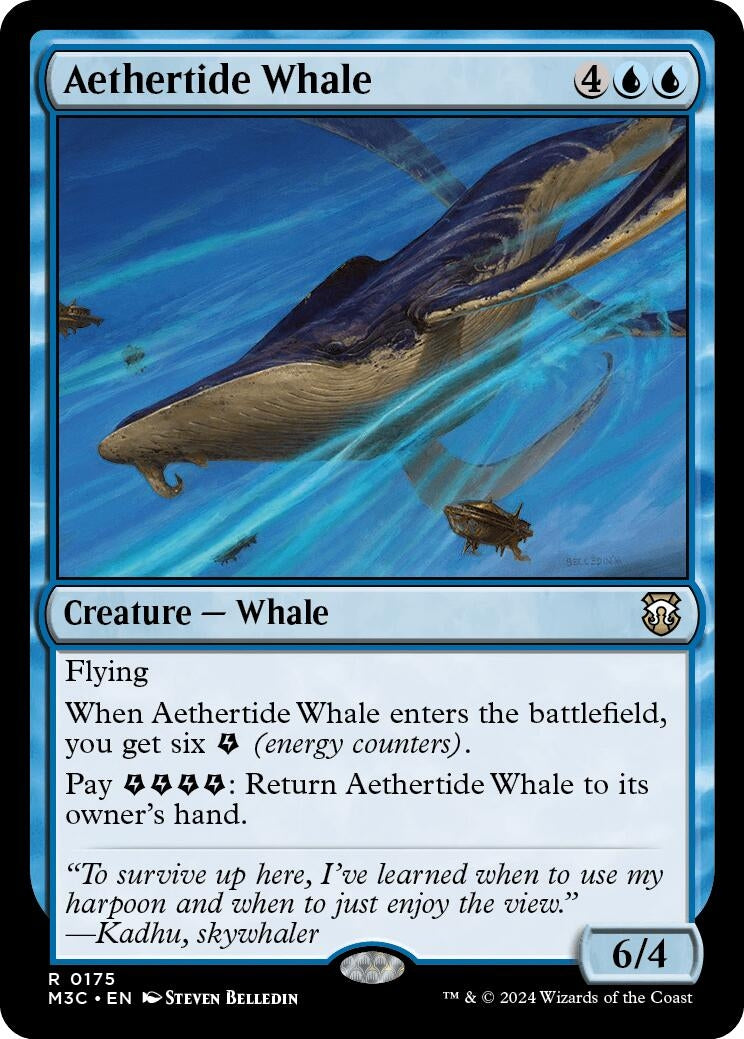 Image for Aethertide Whale (175) (M3C) - Magic: The Gathering