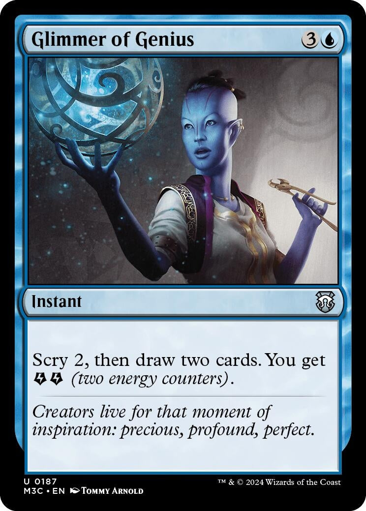 Image for Glimmer of Genius (187) - Magic: The Gathering