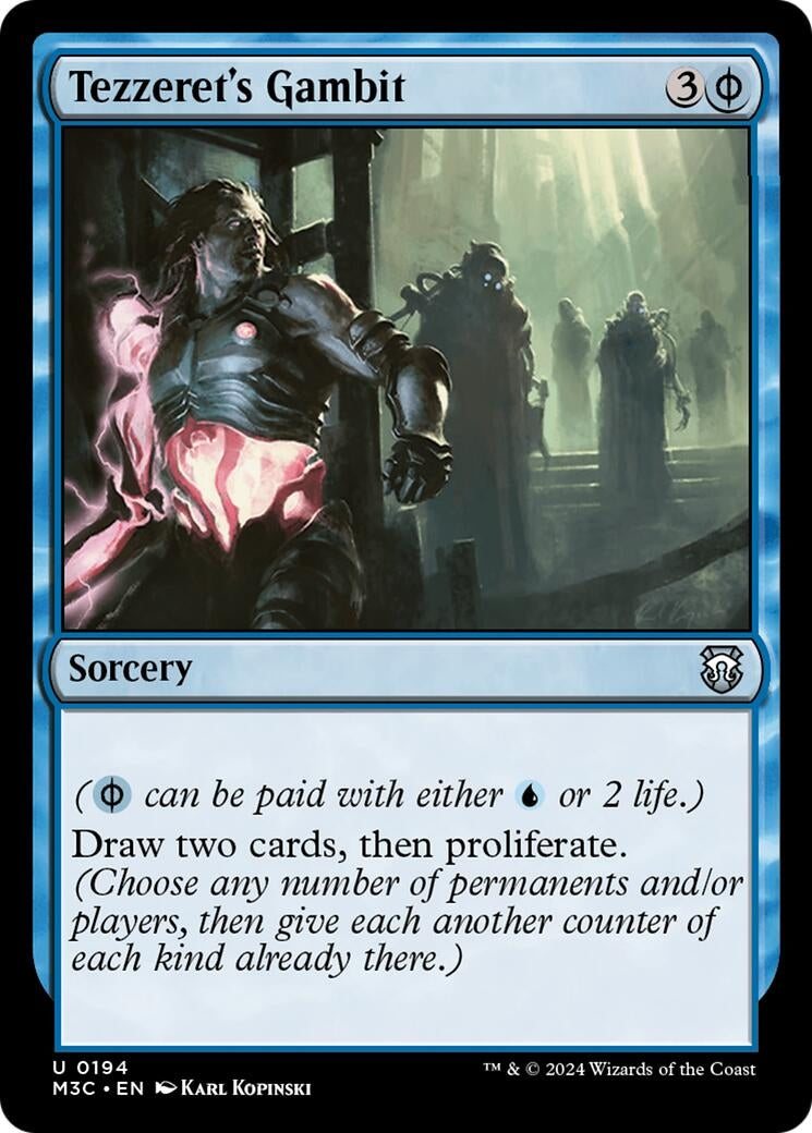 Image for Tezzeret's Gambit (194) (M3C) - Magic: The Gathering