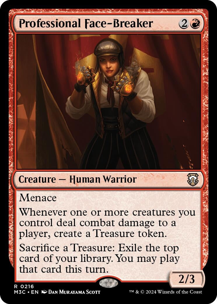 Image for Professional Face-Breaker (216) (M3C) - Magic: The Gathering