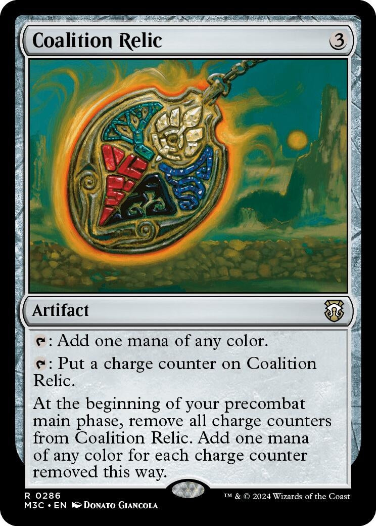 Image for Coalition Relic (Ripple Foil) (286) (M3C) - Magic: The Gathering