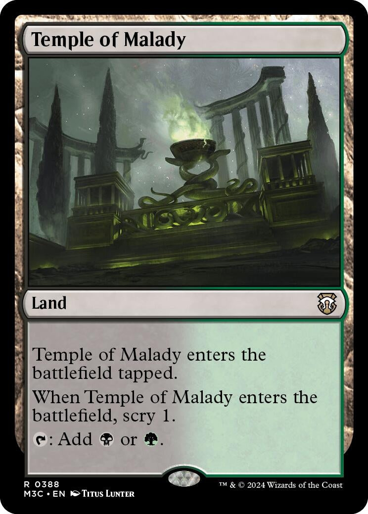 Image for Temple of Malady (388) - Magic: The Gathering
