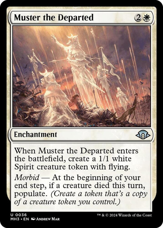 Image for Muster the Departed (36) - Magic: The Gathering