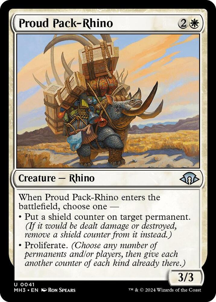 Image for Proud Pack-Rhino (41) - Magic: The Gathering