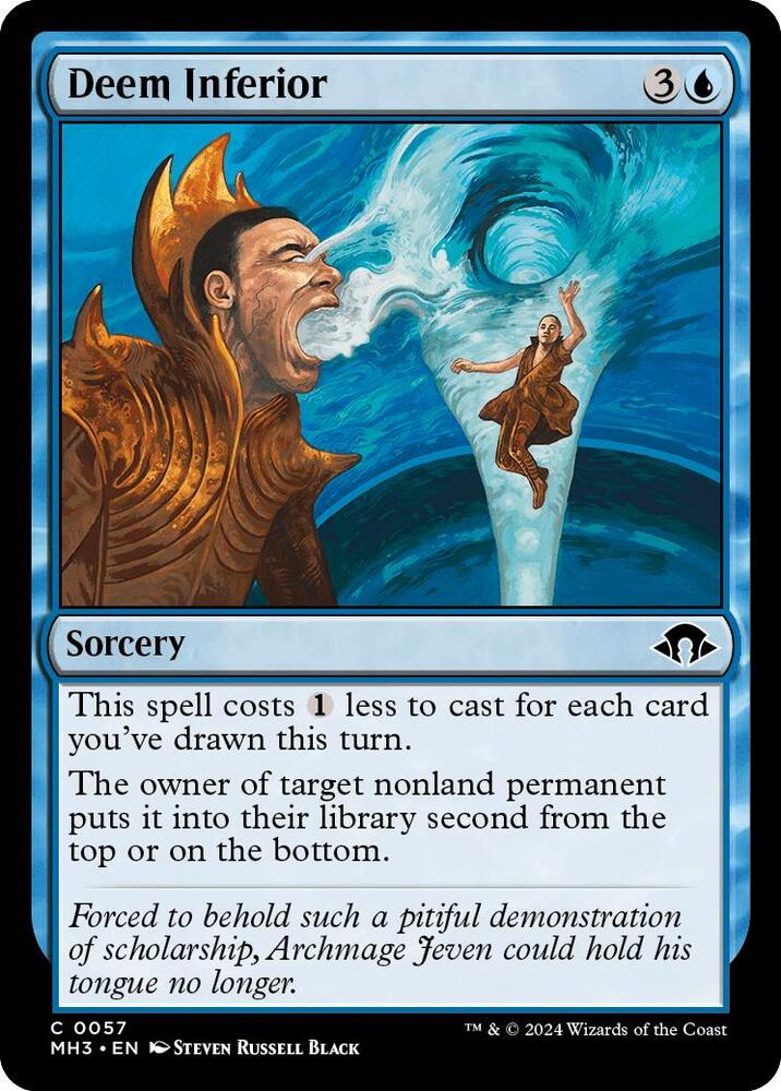Image for Deem Inferior (57) - Magic: The Gathering