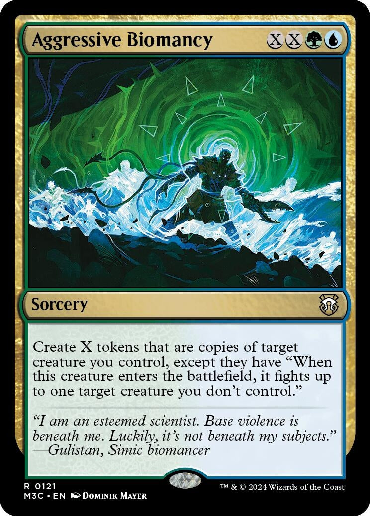 Image for Aggressive Biomancy (121) - Magic: The Gathering