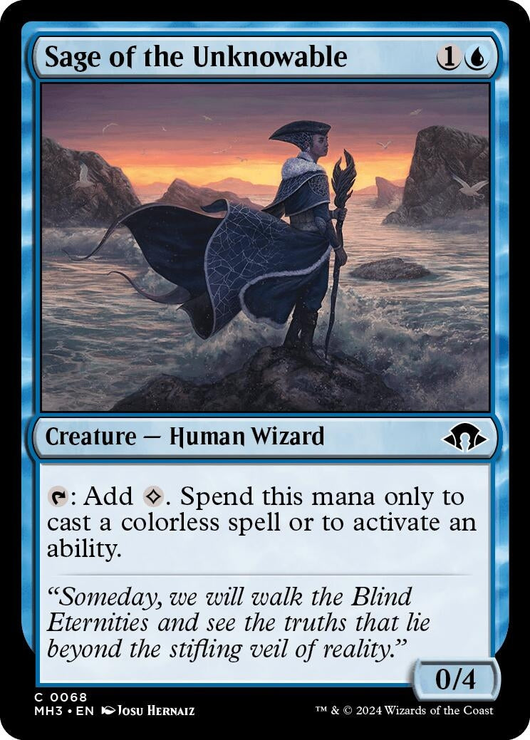 Image for Sage of the Unknowable (68) - Magic: The Gathering