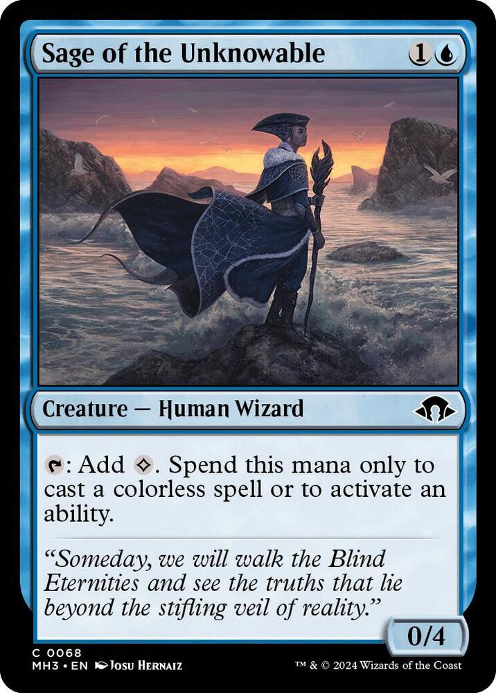 Image for Sage of the Unknowable (68) - Magic: The Gathering