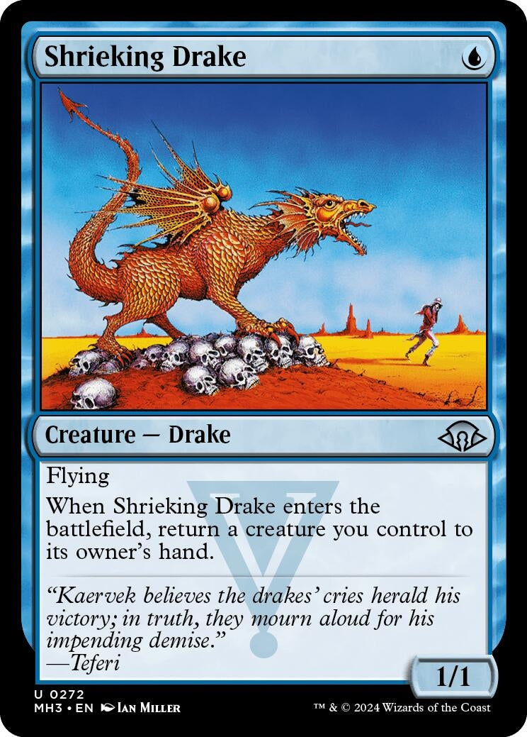 Image for Shrieking Drake (272) - Magic: The Gathering