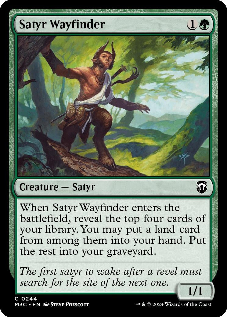 Image for Satyr Wayfinder (244) (M3C) - Magic: The Gathering