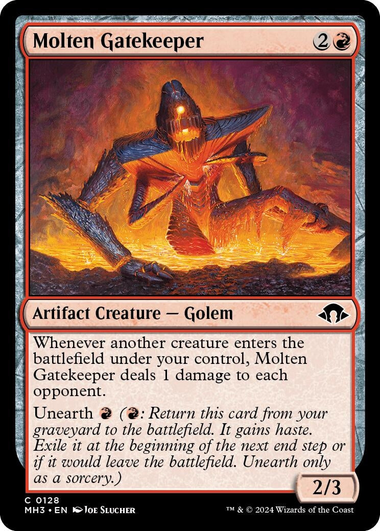 Image for Molten Gatekeeper (128) - Magic: The Gathering