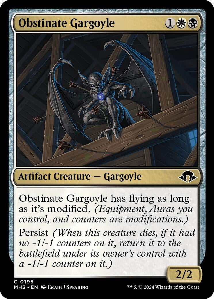 Image for Obstinate Gargoyle (195) - Magic: The Gathering