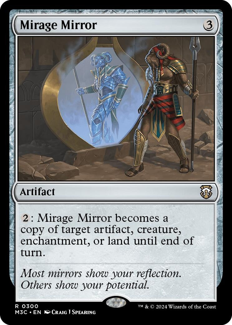 Image for Mirage Mirror (Ripple Foil) (300) - Magic: The Gathering