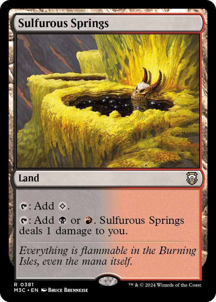 Image for Sulfurous Springs (Ripple Foil) (381) - Magic: The Gathering