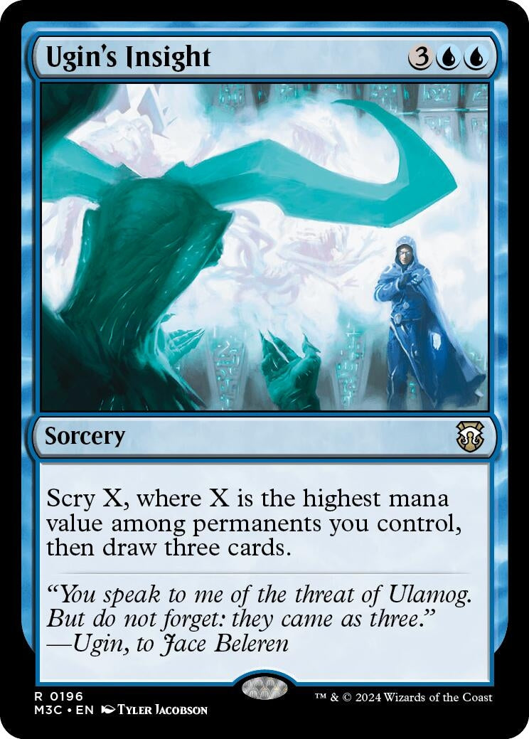 Image for Ugin's Insight (Ripple Foil) (196) - Magic: The Gathering