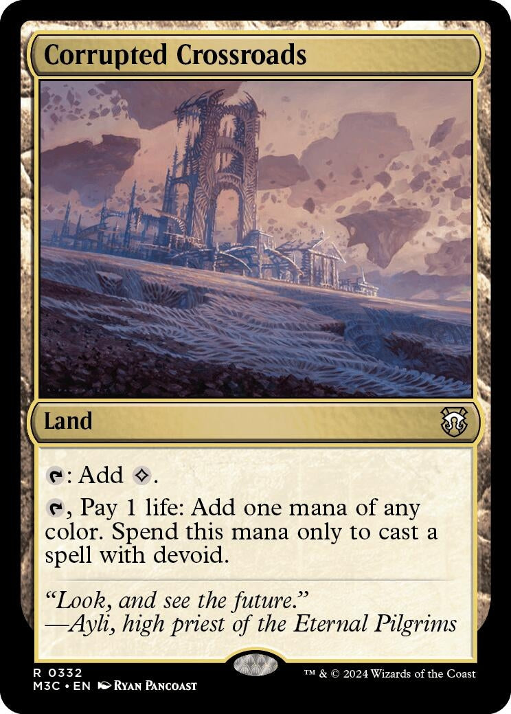 Image for Corrupted Crossroads (Ripple Foil) (332) (M3C) - Magic: The Gathering