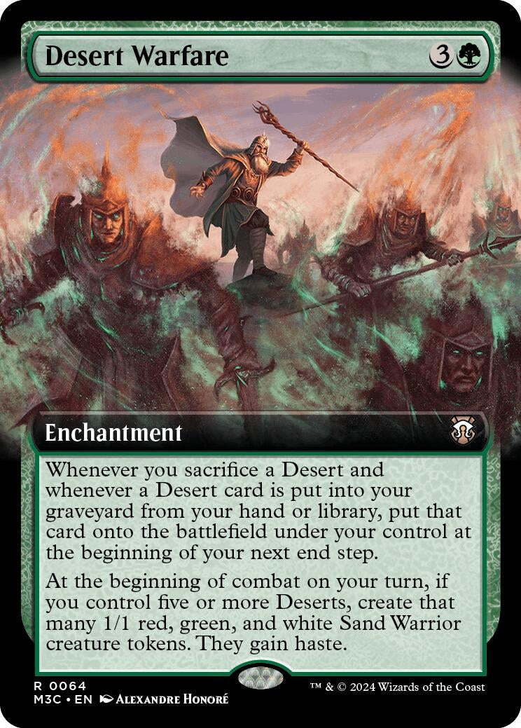 Image for Desert Warfare (Extended Art) (Ripple Foil) (64) - Magic: The Gathering