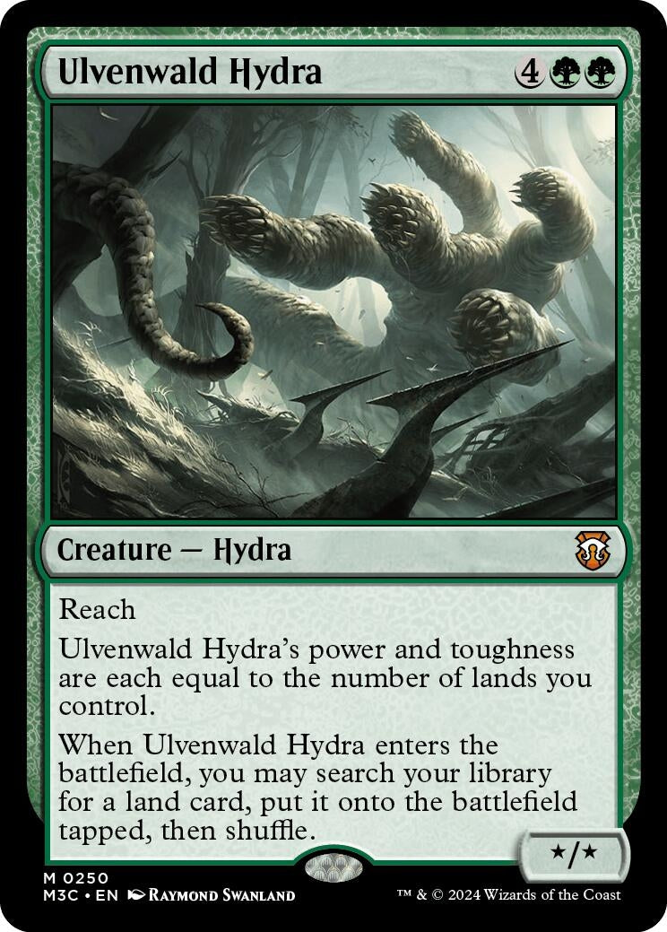 Image for Ulvenwald Hydra (Ripple Foil) (250) (M3C) - Magic: The Gathering
