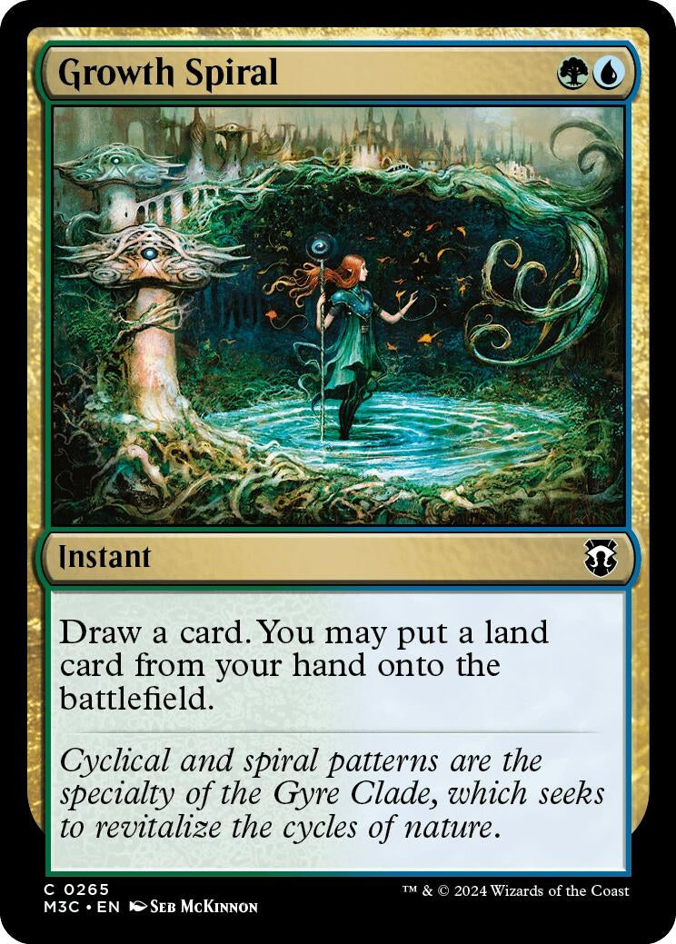 Image for Growth Spiral (Ripple Foil) (265) - Magic: The Gathering